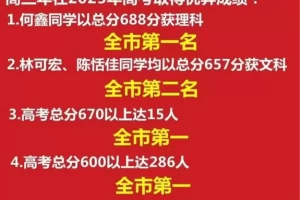 2025年漳州实验高级中学高考成绩升学率(高考喜报)