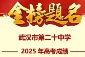 2025年武汉市第二十中学高考成绩升学率(高考喜报)
