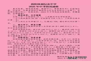 2025年揭阳林超纪念中学中考成绩升学率(中考喜报)