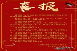 2025年福州市长乐区漳港中学中考成绩升学率(中考喜报)