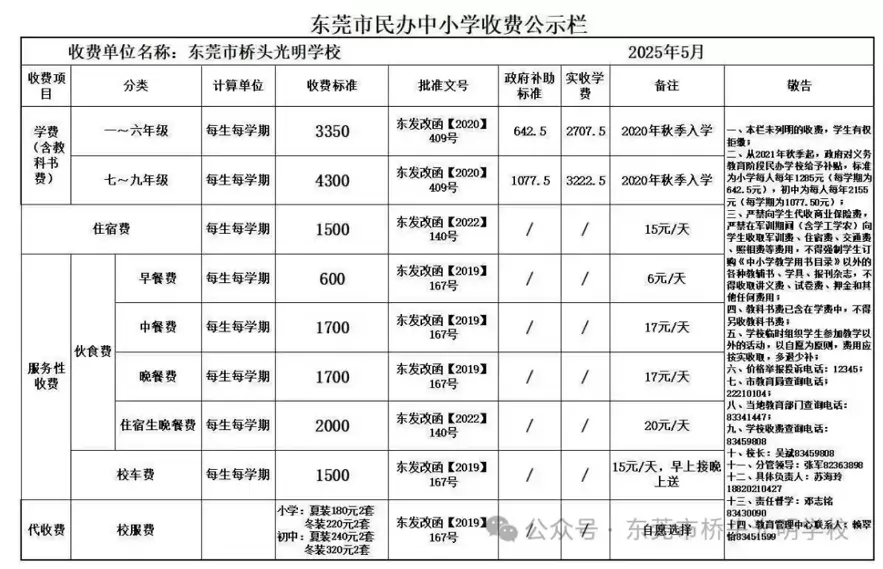 东莞市桥头光明学校