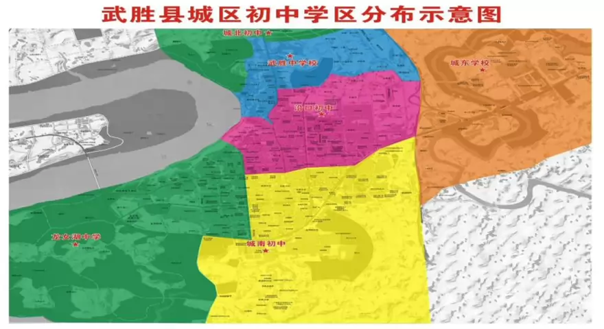 2025年武胜县小升初招生学区划分范围