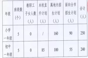 2025年中山市黄圃华洋学校招生简章(招生计划+收费标准)