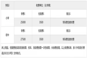 2025年中山市迪茵公学招生简章(招生计划+收费标准)