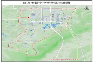 2025年台山市台城地区小升初招生学区划分范围一览(含示意图)