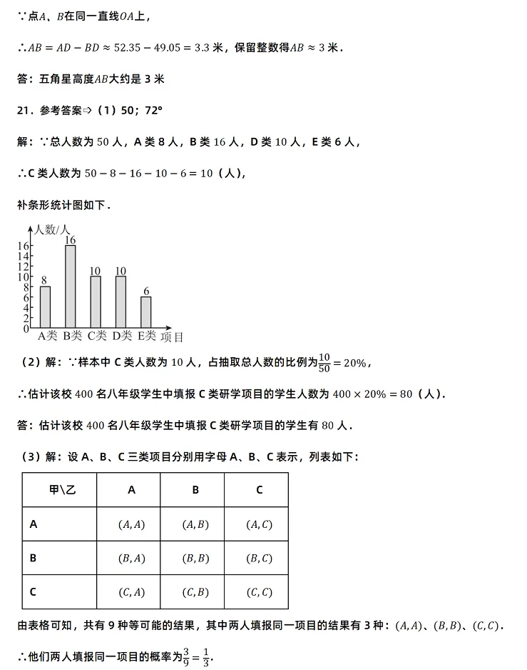 2025年广元市中考数学考试试卷参考答案_www.jjnz.com_4